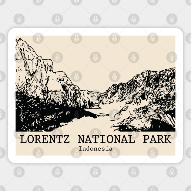 Lorentz National Park - Indonesia Magnet by Lakeric